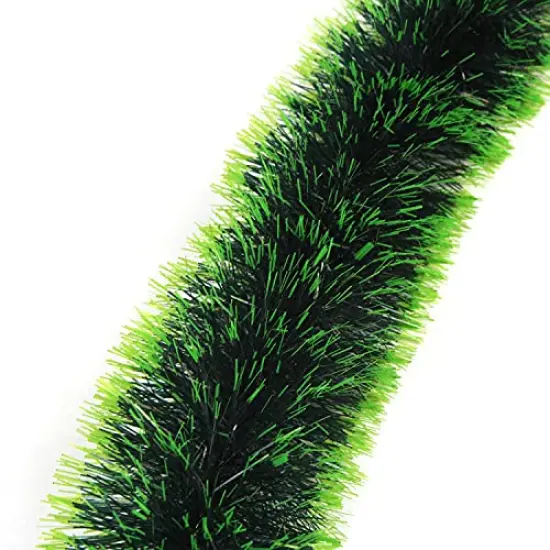 32.8 Feet Christmas Tinsel Garland,Dark Green Glittering Decoration for Xmas Tree Party Wedding Supplies {6}