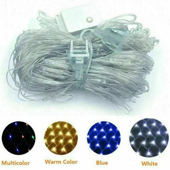 LEDs Net Mesh Fairy Lights for Christmas {4}