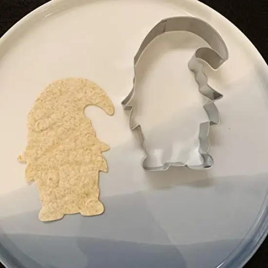 Gnome Cookie Cutter Set-5.3" 4.5" 4.3"-3-Pieces-Holiday Cookie Cutters Fondant Biscui Cutters {4}