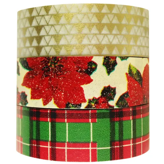 Wrapables Tis The Season Japanese Washi Masking Tape (Set of 3) {2}