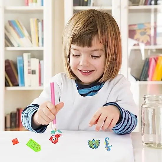 10 Pieces Princess Toys for Girls 4-6 - Diamond Painting Kits for Kids - Make Your Own GEM Keychains Paint by Numbers Kit - Best Tween Girls Gifts Ideas - Art Supplies for Girls Toys Ages 5 6 7 8 9 10 12 {3}