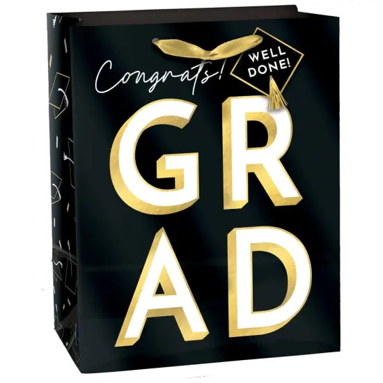 Congrats Grad Medium Gift Bag with Tag, 1ct {1}