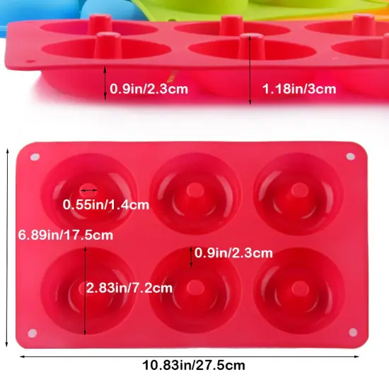 Kitcheniva Silicone Donut Molder Hot pink {5}