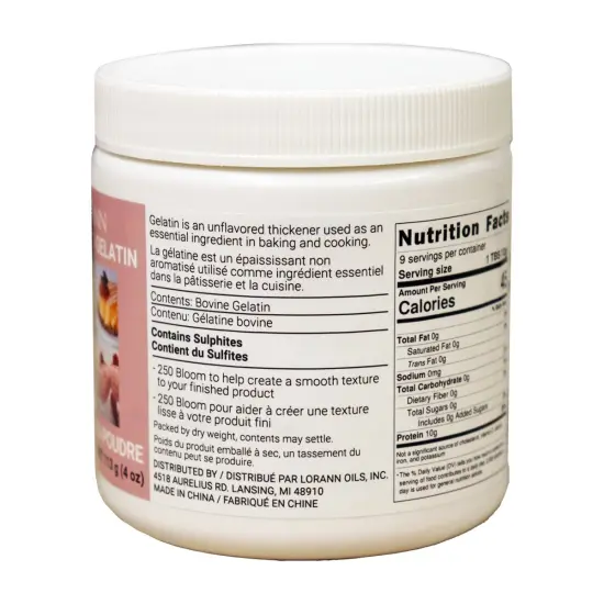 LorAnn Oils Gelatin, 250 bloom, 4 ounce {3}