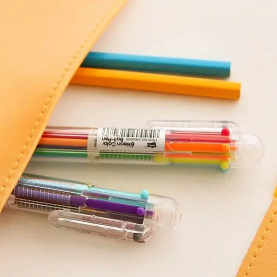 Kitcheniva Ball Point Pen 6 Color In 1 Ballpoint {5}