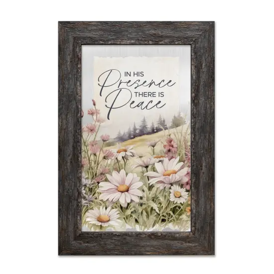 In His Presence Metalscape Framed Wall Art - 8 inches x 12 inches {1}