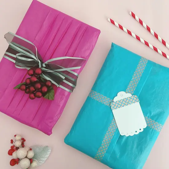 Wrapables Tissue Paper 20 x 28 Inch for Gift Wrapping, Arts & Crafts, Paper Flowers, Garlands, Tassels (60 Sheets) Pink {4}