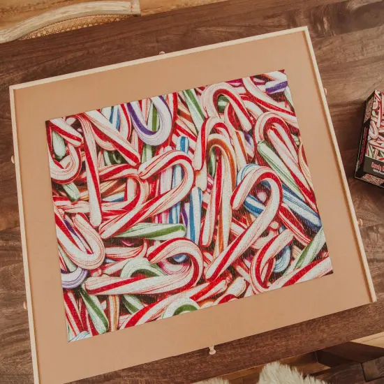 Candy Cane Collage 1000 Piece Jigsaw Puzzle {7}