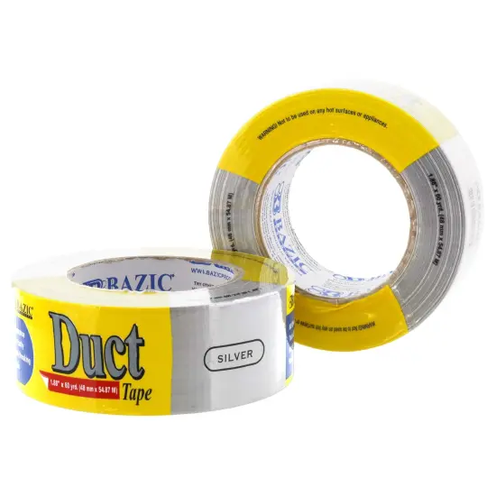 BAZIC 1.88" X 60 Yards Silver Duct Tape {1}