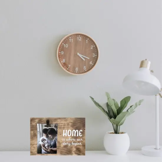 Decorative Wood Clip Frame: Our Home {2}