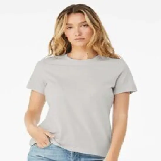 BELLA + CANVAS&reg; Women&rsquo;s Relaxed Crewneck Short Sleeve Jersey Tee Dark grey {4}