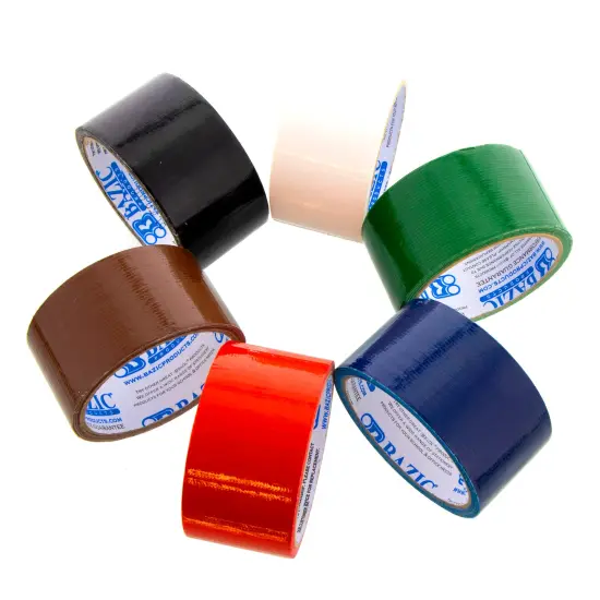 BAZIC 1.88" X 10 Yard Assorted Colored Duct Tape {4}