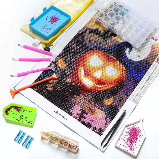 127 Pieces 5D Diamonds Painting Tools and Accessories Kits with Multiple Sizes Painting Pens,Diamond Painting Storage,Tray,Wax for Diamond Painting Art (127 Pieces) {4}