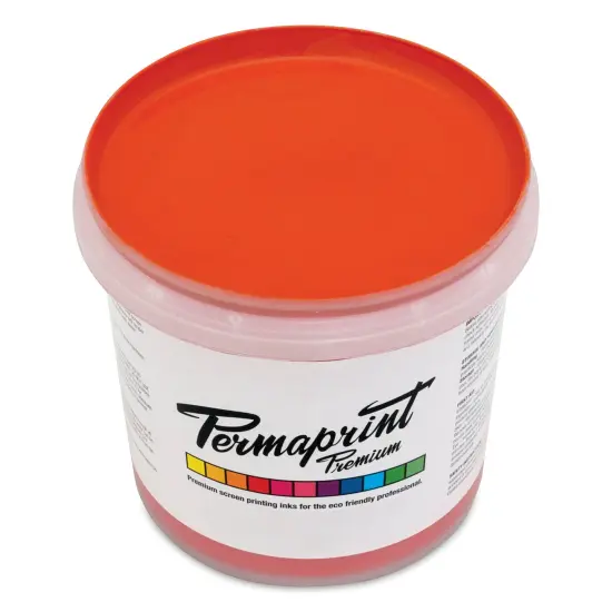 Permaprint Premium Screen Ink - Aquatone Orange, 1 L {1}
