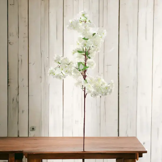 12-Pack White Cherry Blossom Spray 40" Lifelike Silk Flowers {2}