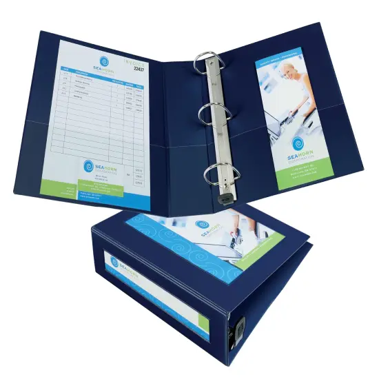 Avery Heavy-Duty Framed View 3-Ring Binder, 3" One Touch EZD Rings, 1 Navy Blue Binder (68038) {1}