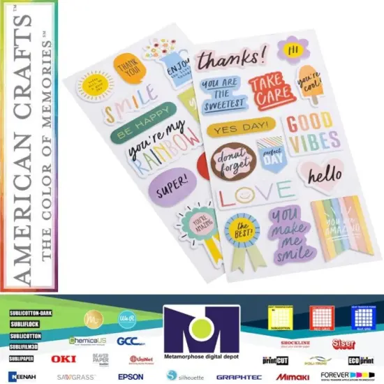 Thickers - PB - Kid and Heart - Phrase - Foam IRIDESCENT FOIL (27 pc) 34003734 {1}