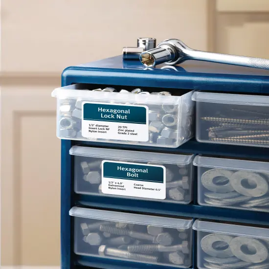 Avery Durable ID Labels, Permanent Adhesive, 2" x 2-5/8", 750 Labels (6578) {3}