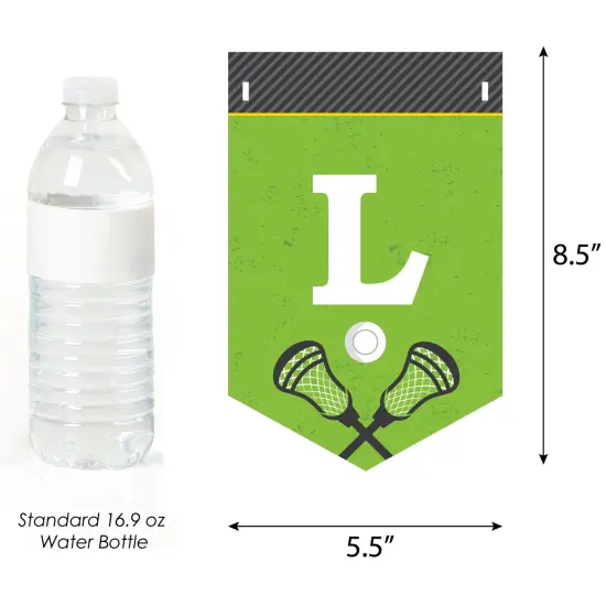 Big Dot of Happiness Lax to the Max Lacrosse Party Bunting Banner Party Decorations Lax to the Max Lacrosse {4}
