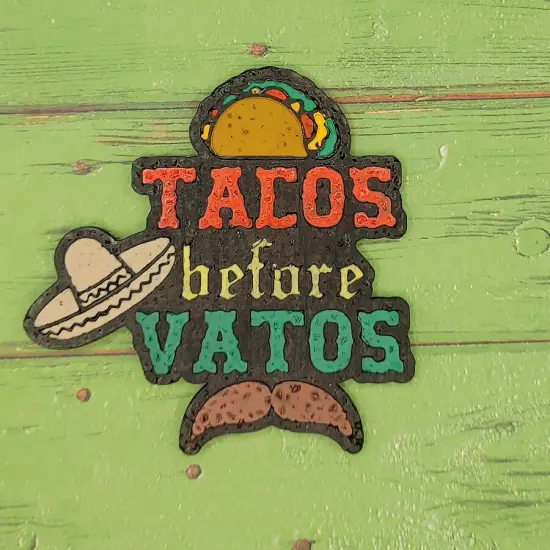 Tacos before Vatos Silicone Freshie Mold {2}