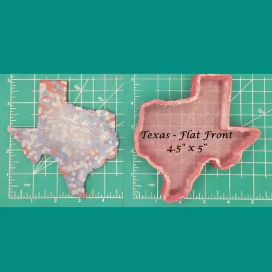 Texas - Flat Front - Silicone Freshie Mold {1}