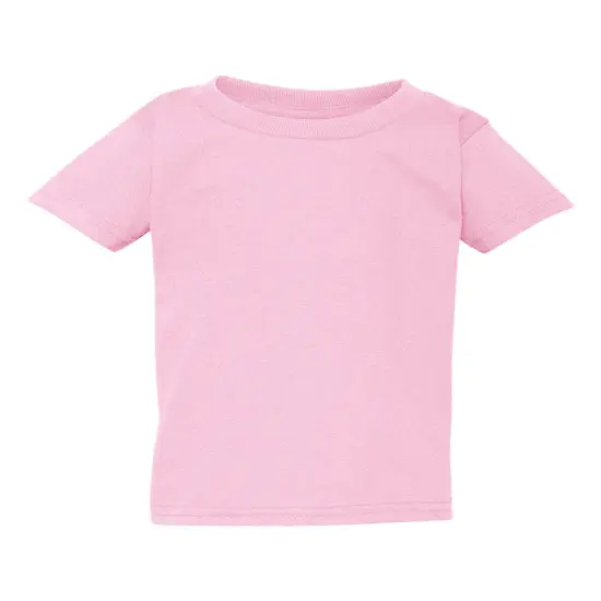 Gildan&reg; Heavy Cotton Toddler Crewneck Short Sleeve Tee Light pink {1}
