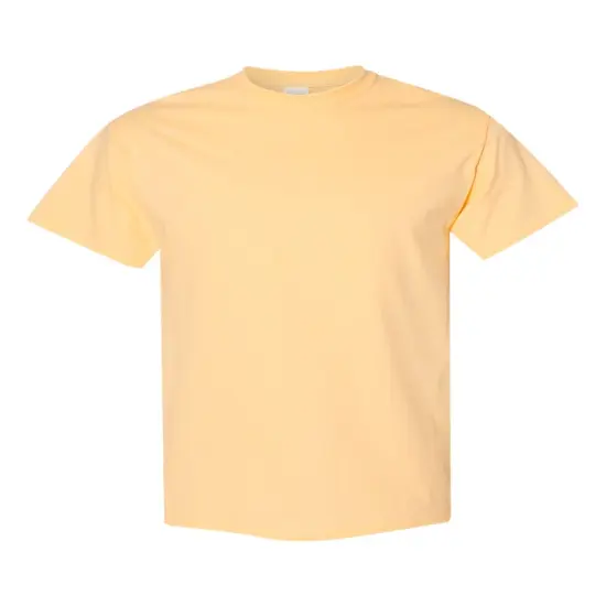 Gildan&reg; Heavy Cotton Short Sleeve T Shirt, Classic Crewneck Tee for Everyday Comfort and Style Yellow haze {1}