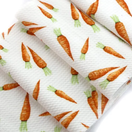 Easter Carrot Treats Bullet Fabric 1 yard {3}