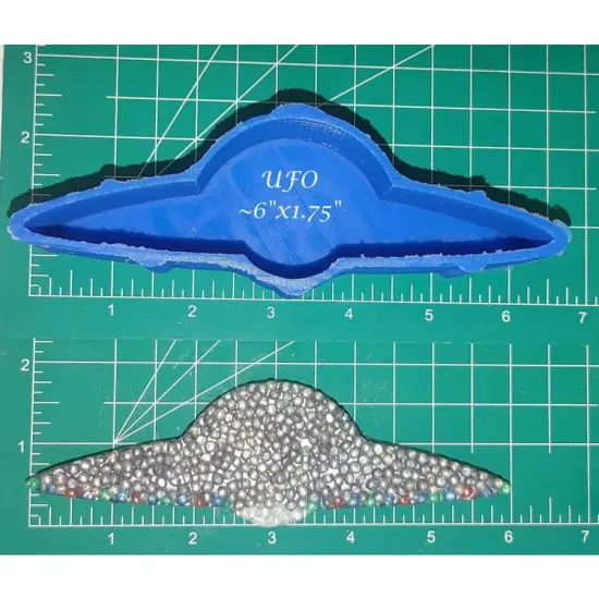UFO Silicone Freshie Mold {1}