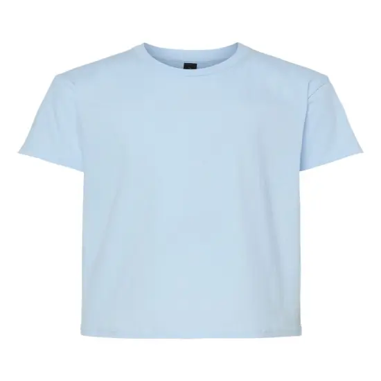 Gildan&reg; Youth Crewneck Short Sleeve Sofystyle T-shirt - 64000B Light blue {2}
