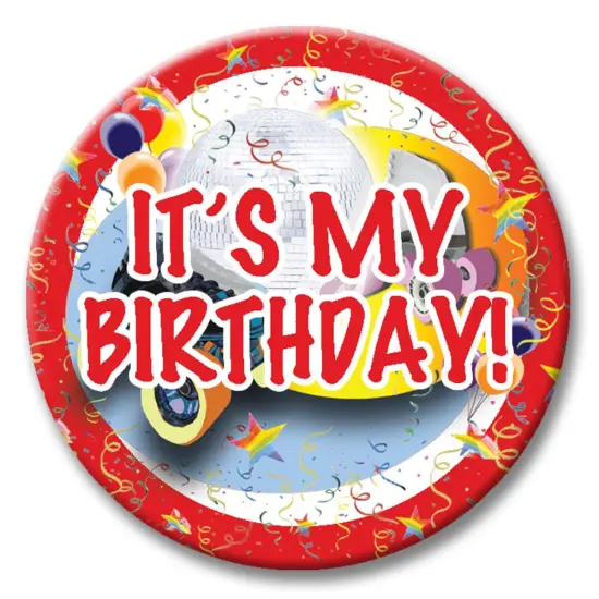 Best Disco Skate Themed Button Elevate Your Birthday Swag with Vibrant Style {2}