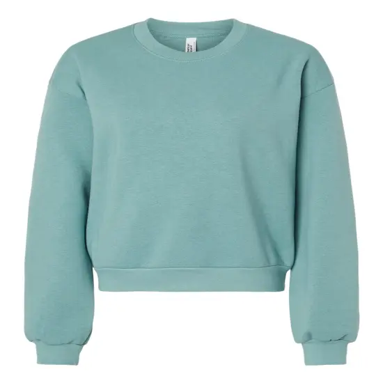American Apparel&reg; ReFlex Women's Fleece Crewneck Sweatshirt Arctic {6}