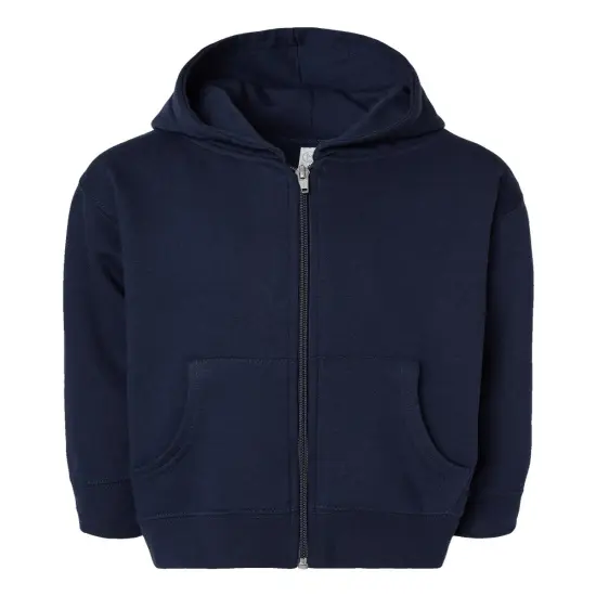 Rabbit Skins&reg; Toddler Full Zip Fleece Hoodie - 3346 Navy {1}