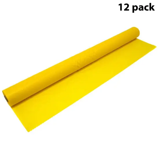 Solid Color Table Cover Roll - 40 Inch x 300 Feet | A Stylish Table Ensemble Canary yellow {1}