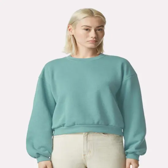 American Apparel&reg; ReFlex Women's Fleece Crewneck Sweatshirt Arctic {1}