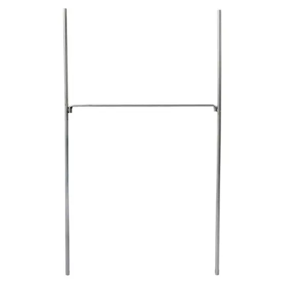 COSCO Burst Sign and Stake Kit, 15" x 19" OrangeCorrugated Plastic Sign with Metal H-Stake, 1 set {3}