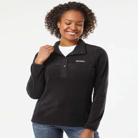 Columbia&reg; Women&rsquo;s Benton Springs Half-Snap Pullover City grey heather/ {2}