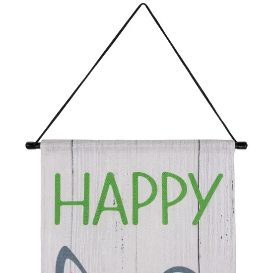 Northlight Welcome and Happy Easter Outdoor Hanging Door Banners - 71" - Set of 2 Ivory {7}