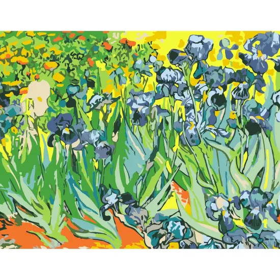 Artwille DIY Paint by Numbers for Adults and Kids - Irises {1}
