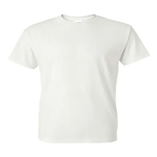 Gildan&reg; Men's Short Sleeve Crewneck Tee - 8000 White {2}