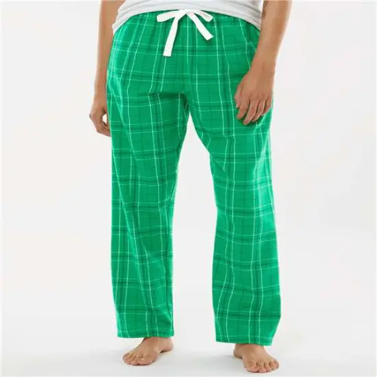 Luxurious Haley Flannel Pant | RADYAN&reg; Kelly field day pla {1}
