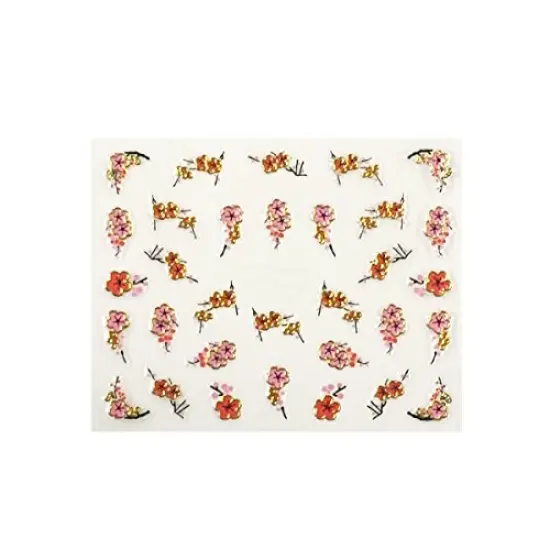 Wrapables Nail Art Nail Stickers - Asian Inspired Cherry Blossons (set of 6) {4}