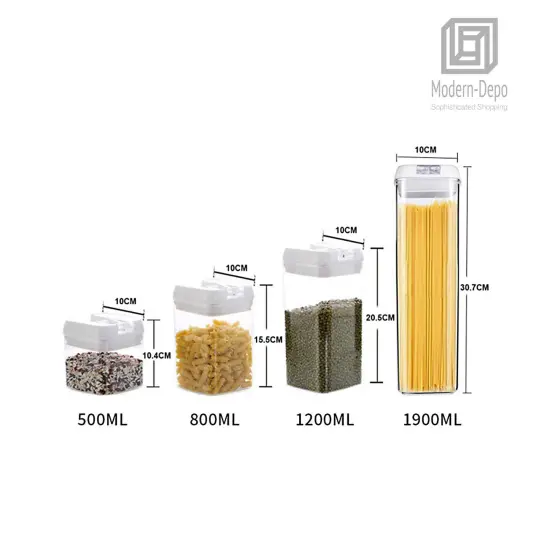 7pcs Food Storage Container with Lid Airtight {3}