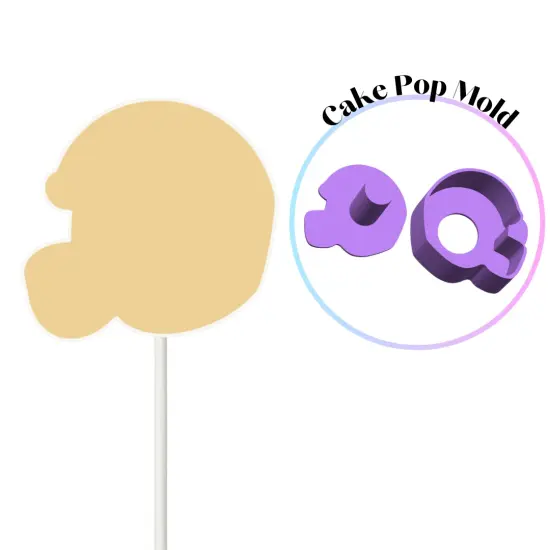 Football Helmet Cake Pop Mold {1}