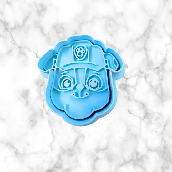 Dog Patrol face Cookie Cutter & Stamp 9 PCS Set and Individual {4}