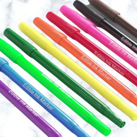 10 PCS Food Coloring Marker Double Sided Food Coloring Pen with Fine & Thick Tip {5}