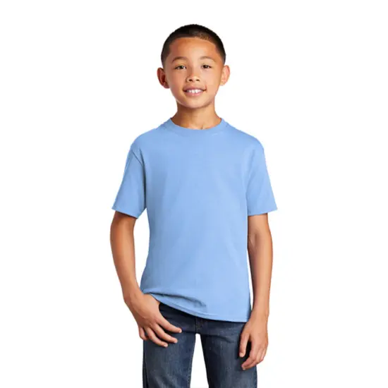 Port & company&reg; Youth Core Cotton Crew Neck Short Sleeve Tee {5}