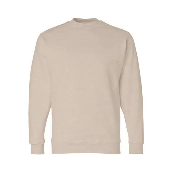 Bayside&reg; USA Made Crewneck Sweatshirt Cream {1}