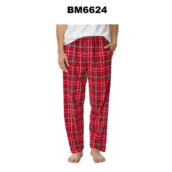 Boxercraft&reg; Harley Flannel Pants Red/ black buffalo {3}