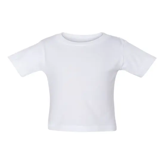 BELLA + CANVAS&reg; Infant Jersey Tee Crewneck Short Sleeve T-Shirt White {1}